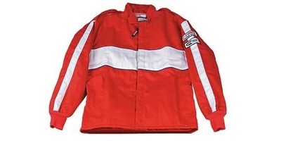 G-FORCE Racing Driving Jacket Triple Layer Fire-Retardant Cotton X-Large Red Ea