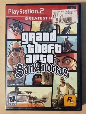 Grand Theft Auto: San Andreas PS2 (PlayStation 2) Complete