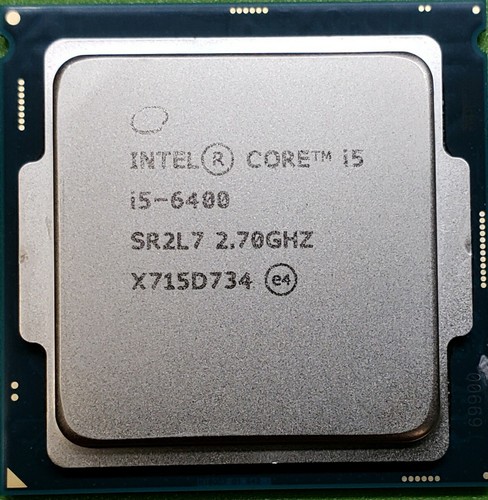 ntel® Core i5-6400 2.70GHz Quad-Core (SR2L7) Processor Untested