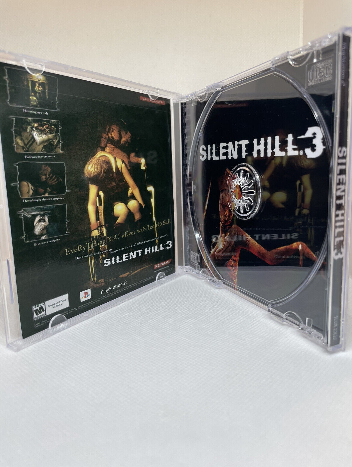 Silent Hill 3 REPRODUCTION Art Only No Disc No Case Ps2 -  Israel