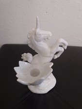 vintage unicorn white candle holder made in Japan