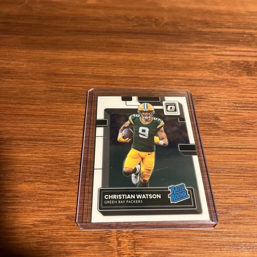 2022 Donruss Optic Christian Watson Rated Rookie RC Base #219 Packers - Picture 2 of 4
