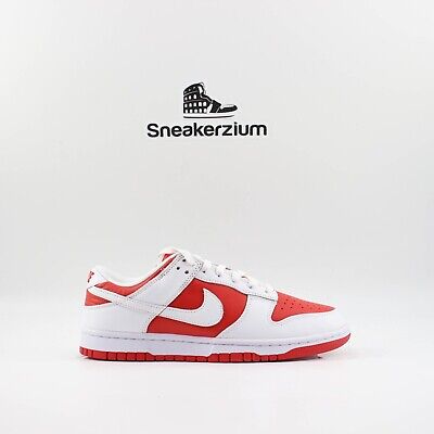 Nike Dunk Low Championship Red DD1391-600 Men's New 