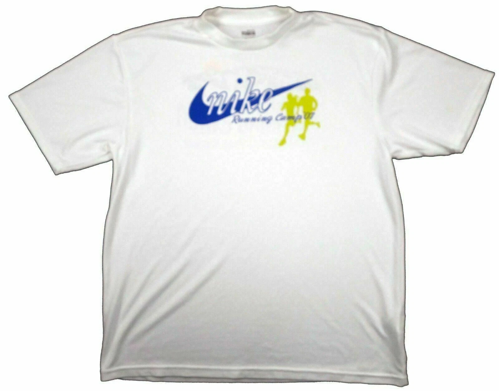 NIKE Dri Fit t shirt GREEN MOUNTAIN RUNNING CAMP 07 Lyndon State College VT M