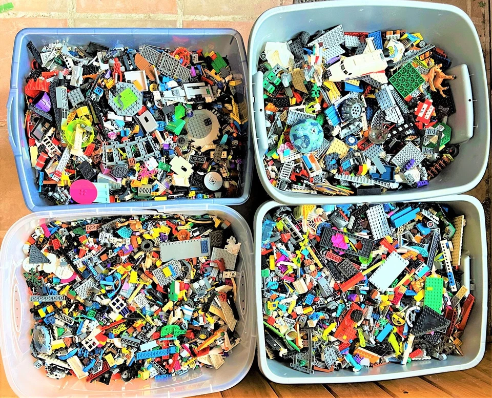 Lego By The Pound : Bulk Lego 1 Pound, Buy 4 Get 1 Free, Buy 8 Get 2 Free CLEAN - Image 2 of 4