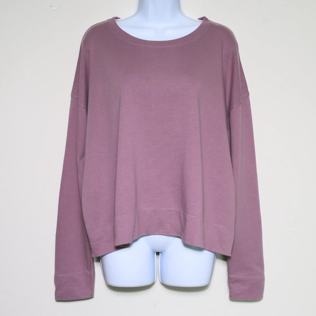 James perse online relaxed crop pullover