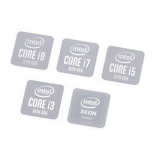 10th Generation Intel Core i9 i7 i5 i3 CPU Metal Sticker Laptop Logo Sticker - Afbeelding 10 van 16