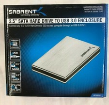 SATA Hard Drive 2.5" to USB 3.0 Sabrent Enclosure Model: EC-SS 25 New Stock