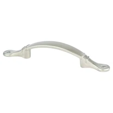 Berenson 9368-1BPN-P 3 x 5.5 in. CC Advantage Plus Four Pull with Brushed Nickel