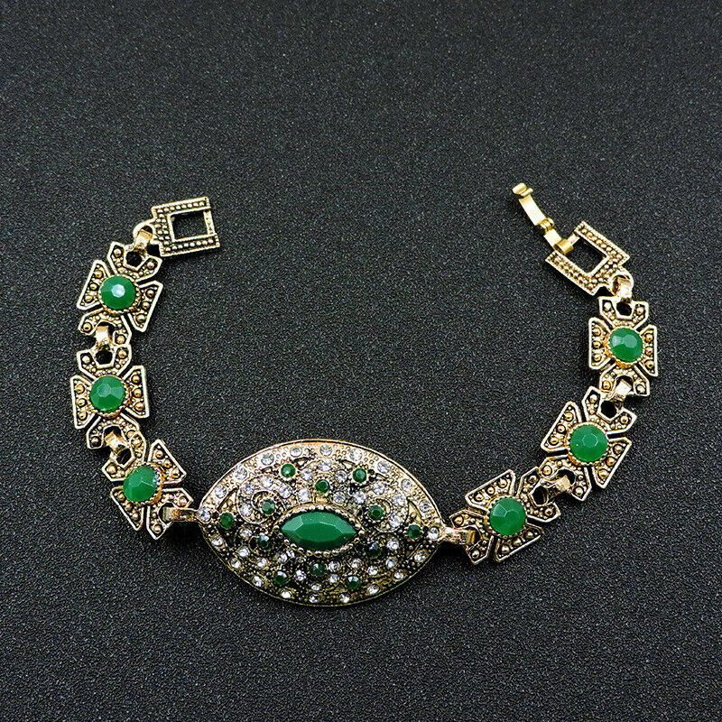 Betsey Johnson Jewelry Fashion Bracelet With Stones Green Gemstone eBay