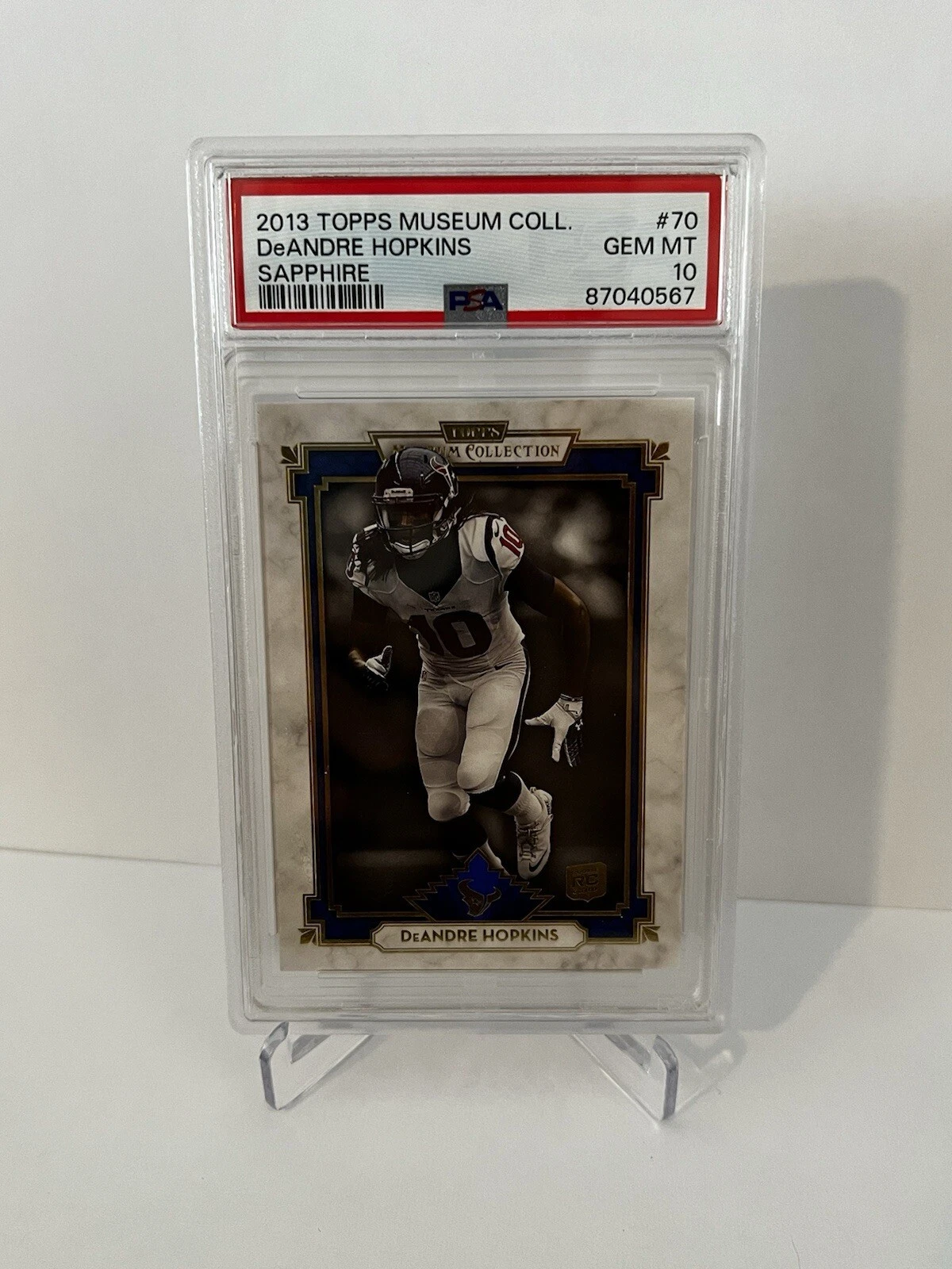 DeAndre Hopkins Topps Museum Collection #70 Sapphire