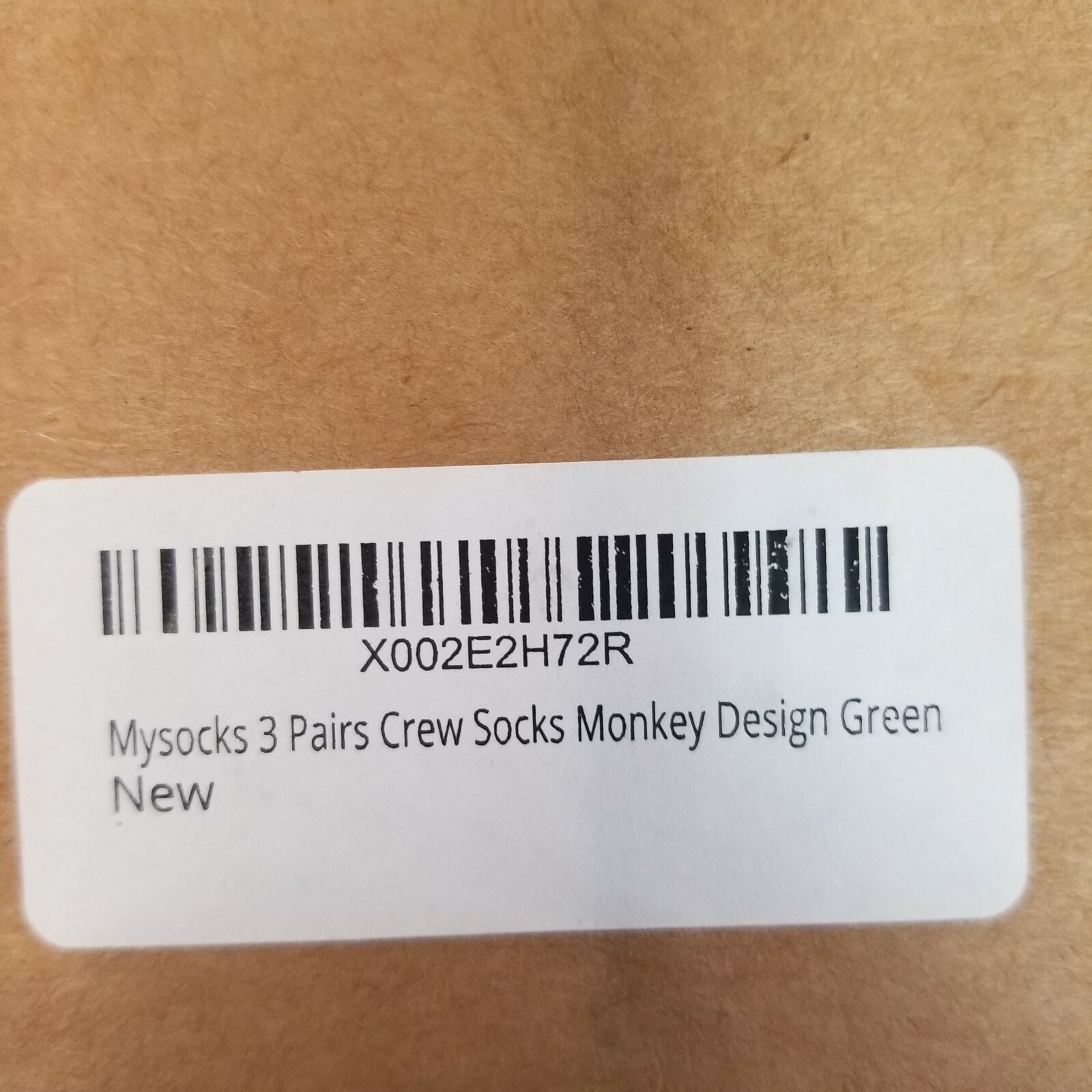 как выглядит My Socks Crew Socks Monkey Design in Green Set of 3 фото