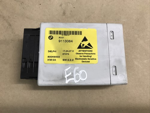 BMW 5er E60 E61 LCI Mittelkonsole Schalter Cluster Steuergerät Steuergerät 9113064