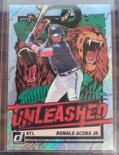RONALD ACUNA JR. 2021 DONRUSS UNLEASHED RAPTURE PARALLEL #UNL5 BRAVES! BEAUTY!