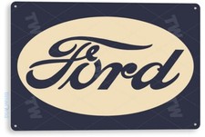 Tin Sign Ford Retro Metal Dcor Parts Auto Shop Garage A378
