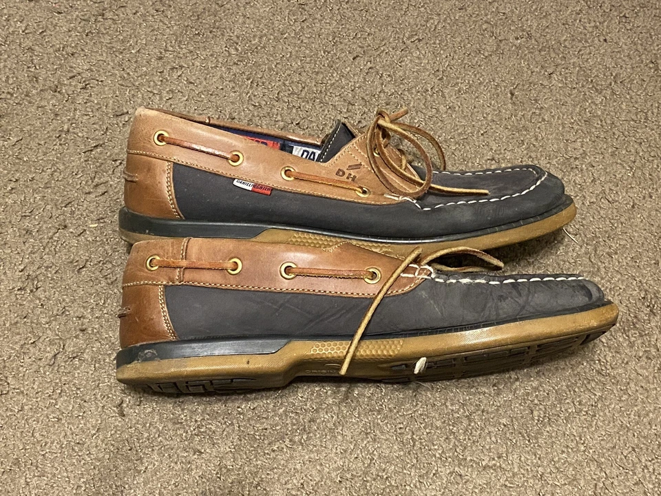 Mocasines originales Daniel Hechter Paris cuero gris tostado talla US 10 EU 44 Foto 2 de 4