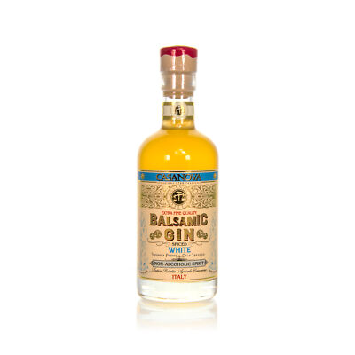 Casanova Condimento Balsamico Ginepro - Balsamic Gin (alkoholfrei) weiß 250ml