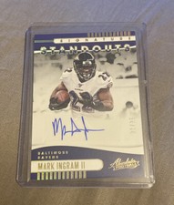 2019 Panini Absolute Signature Standouts Mark Ingram #21/25