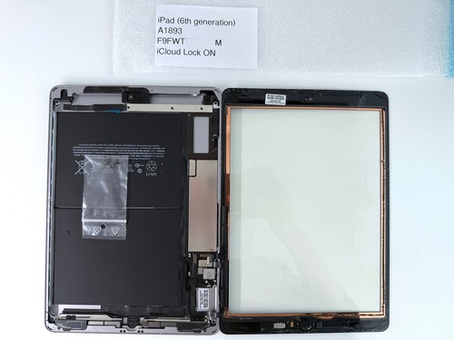  BOÎTIER CHÂSSIS COQUE ARRIÈRE POUR IPAD 6TH GEN WIFI A1893 GRIS SIDÉRAL GRAY - Imagen 4 de 5