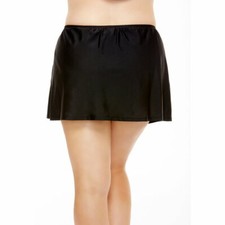 Time and Tru Skirted Swimsuit Bottom Women's Plus Size 2X Black --B1--