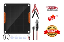 OYMSAE 5W 12V Solar Car Battery Charger Portable Waterproof Solar Power