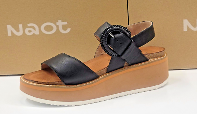 Naot Womens Crepe Black Soft Leather 40 | eBay