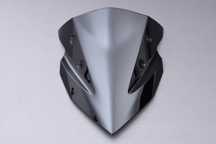Saute vent Kawasaki Z400 pour réduire la fatigue et les turbulences en polycarbonate