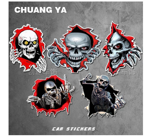 Las mejores ofertas en Unbranded TAILGATE Esqueletos y calaveras calcomanías  para automóviles y camiones y vinilo | eBay, image size:602x553