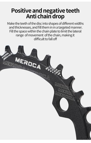 104BCD MTB Chainring Round Narrow Wide 32T 34T 36T 38T Mountain Bike Chainwheel - Picture 18 of 31