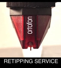 Ortofon 2M Nude 8/18 µm Ogura Vital PE Elliptical+UPGRADE cantilever RETIPPING