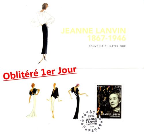 Bloc Souvenir n°138 oblitéré 1er jour - Jeanne Lanvin - Foto 1 di 1