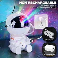 Astronaut Projector Starry Galaxy Children's Night Light Lamp Space Nebula Star