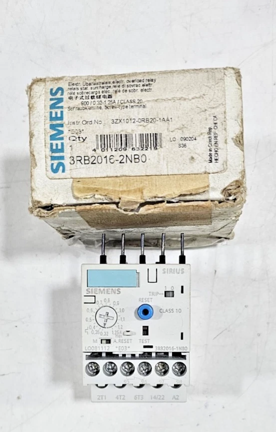 SIEMENS SIEMENS New - Surplus Motor Protection Overload Relay