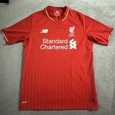 Liverpool Red Soccer Jersey New Balance Youth Boy’s Sz L