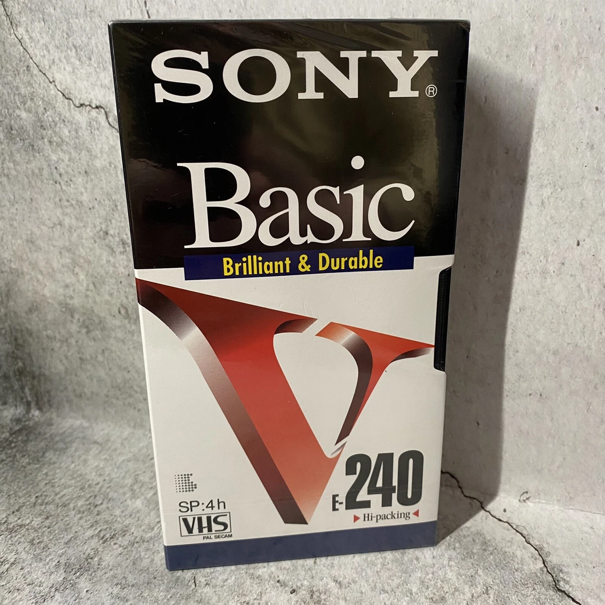 Cassette TDK HS 240 cassette VHS Pal secam vierge pour magnétoscope 4 heures (VENDUE A L UNITÉ