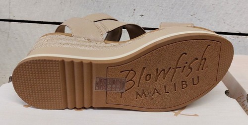 Ladies Blowfish Malibu Solly Vegan Wedge Buckle Sandals - Picture 10 of 14