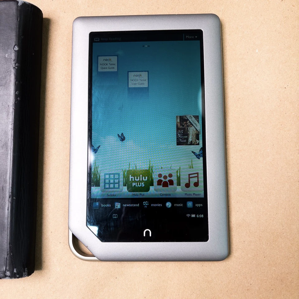 Barnes & Noble Nook цвет планшетов 4GB Wi-Fi 7 дюймов BNTV250A комплект кожаный чехол - Изображение 3 из 4