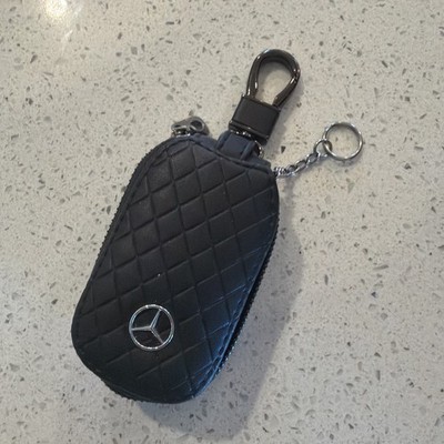 Mercedes Key Case Leather Cover for W203 W204 W205 W212 W176 GLA CLA A B C E S
