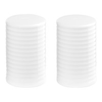 Asa Selection Kitchen'art Salz- Und Pfefferstreuer Porzellan Weiß Ø 4 X H 6,5 Cm