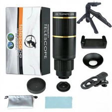 22X Monocular Telephoto Lens for Smartphone - Universal Range Camera Lens