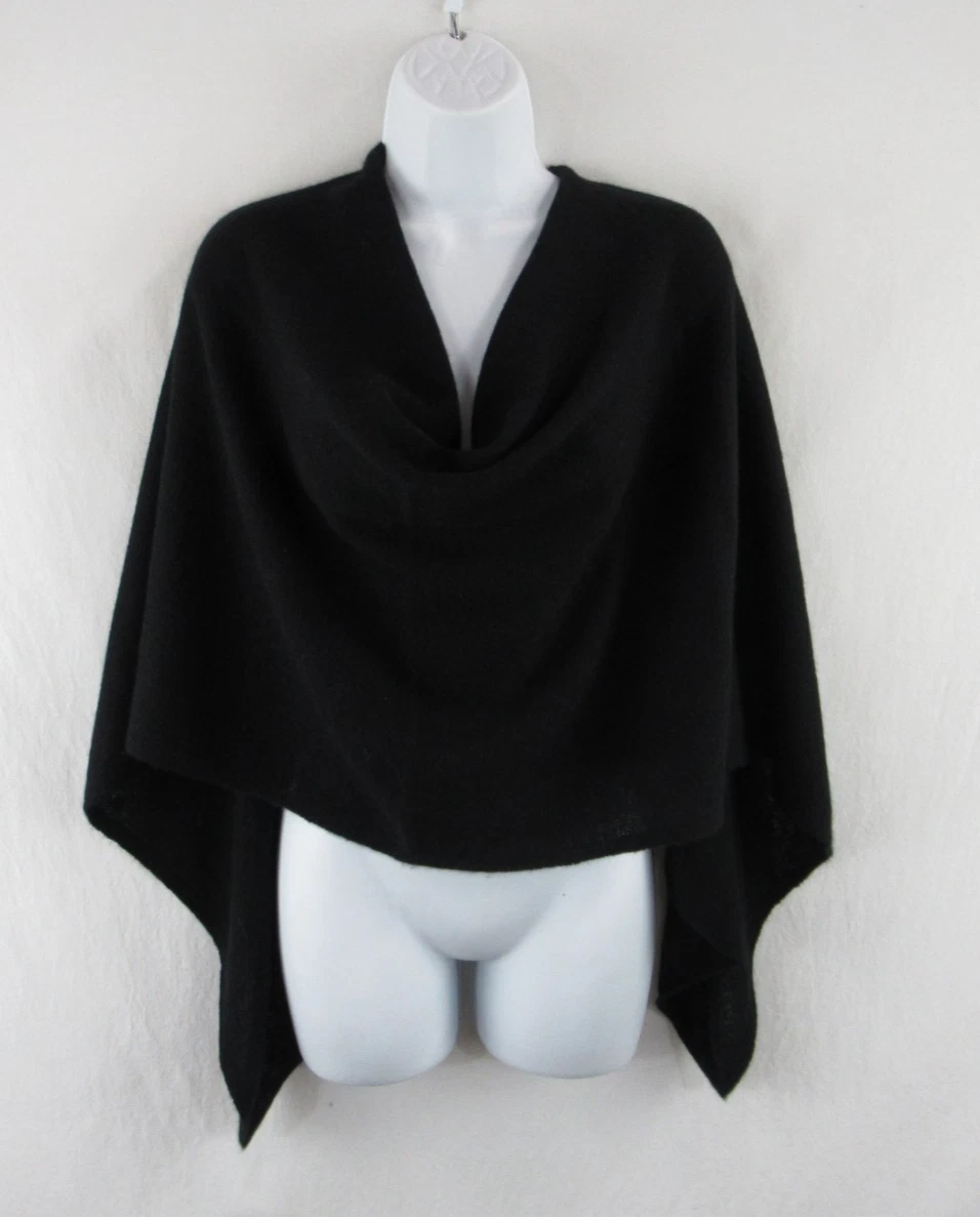 Claudia Nichole Women's 100% Cashmere Poncho Sweater Topper One Size #CK413
