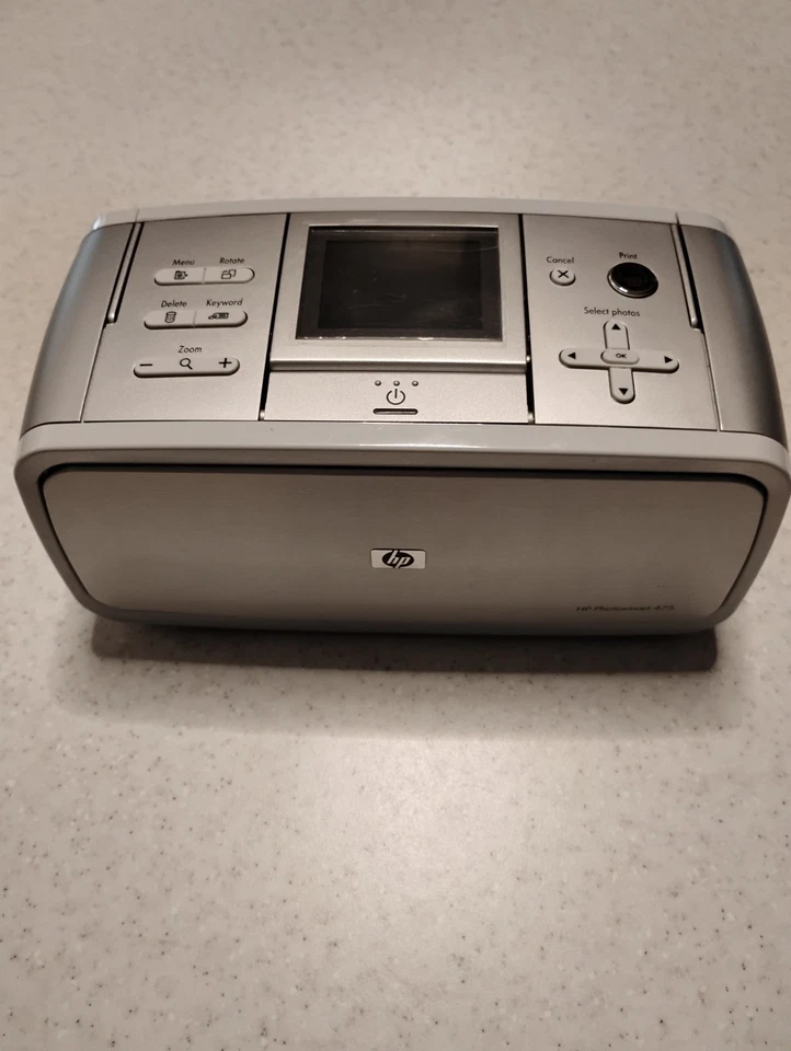 HP Photosmart 475 Digital Photo Inkjet Print  Open Box-Paper,Remote,Ink Included - Image 2 of 4
