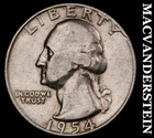 1954 Washington Quarter- Silver- Scarce Better Date No Reserve #J260