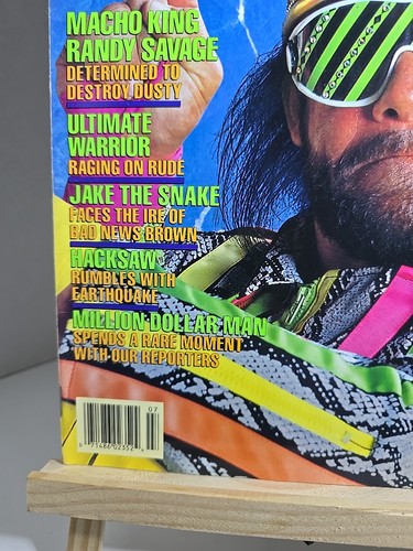 WWF MAGAZINE MACHO KING MACHO MAN RANDY SAVAGE July 1990 WWE - Imagen 6 de 8