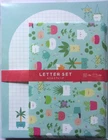 KYOWA Smile Friends Garden Plant Letter Envelope Set Made in Japan