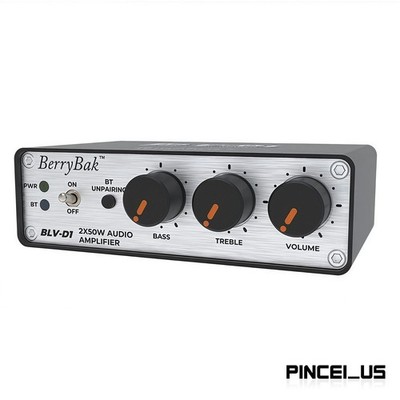 BLV-D1 2x50W TPA3116 Bluetooth5.3 Class D Desktop Power Amplifier DSP Tuning