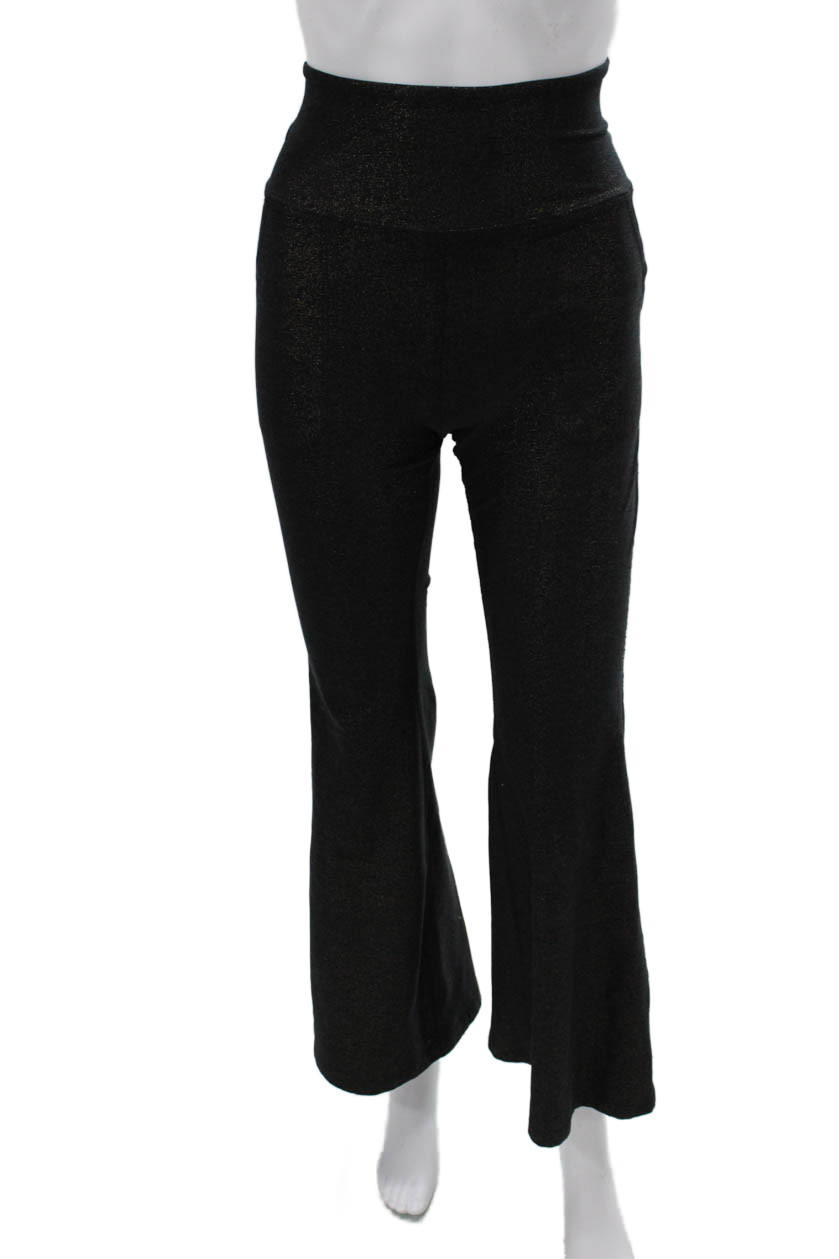 Beyond Yoga Womens Black Solid Polyester Leggings… - image 1