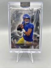 2026 Wild Card Matte Metal Matthew Stafford True 1/1 Color Match Case Hit