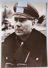 Walter K. Nehring (1892-1983) sygn. Zdjęcie generała Pancertruppe miecze