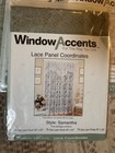 8 X Window Accents sage Lace Window Panel NOS 40 x 63" Lot Of 8 47435 Samantha — photo 1